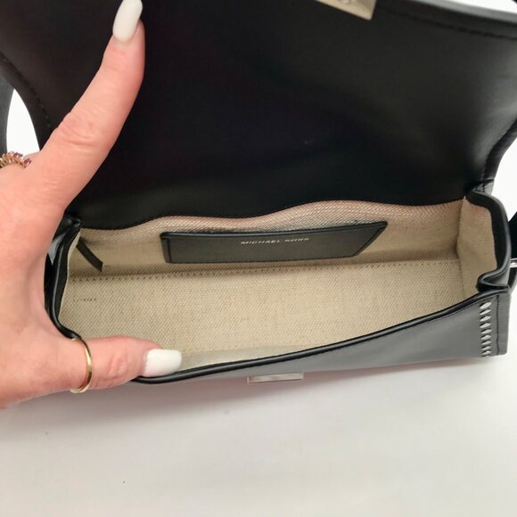 Michael Kors Black Leather Ludlow Adjustable Shoulder Bag - Picture 10 of 11